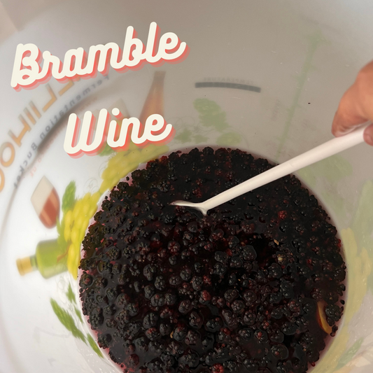 Foraged bramble wine